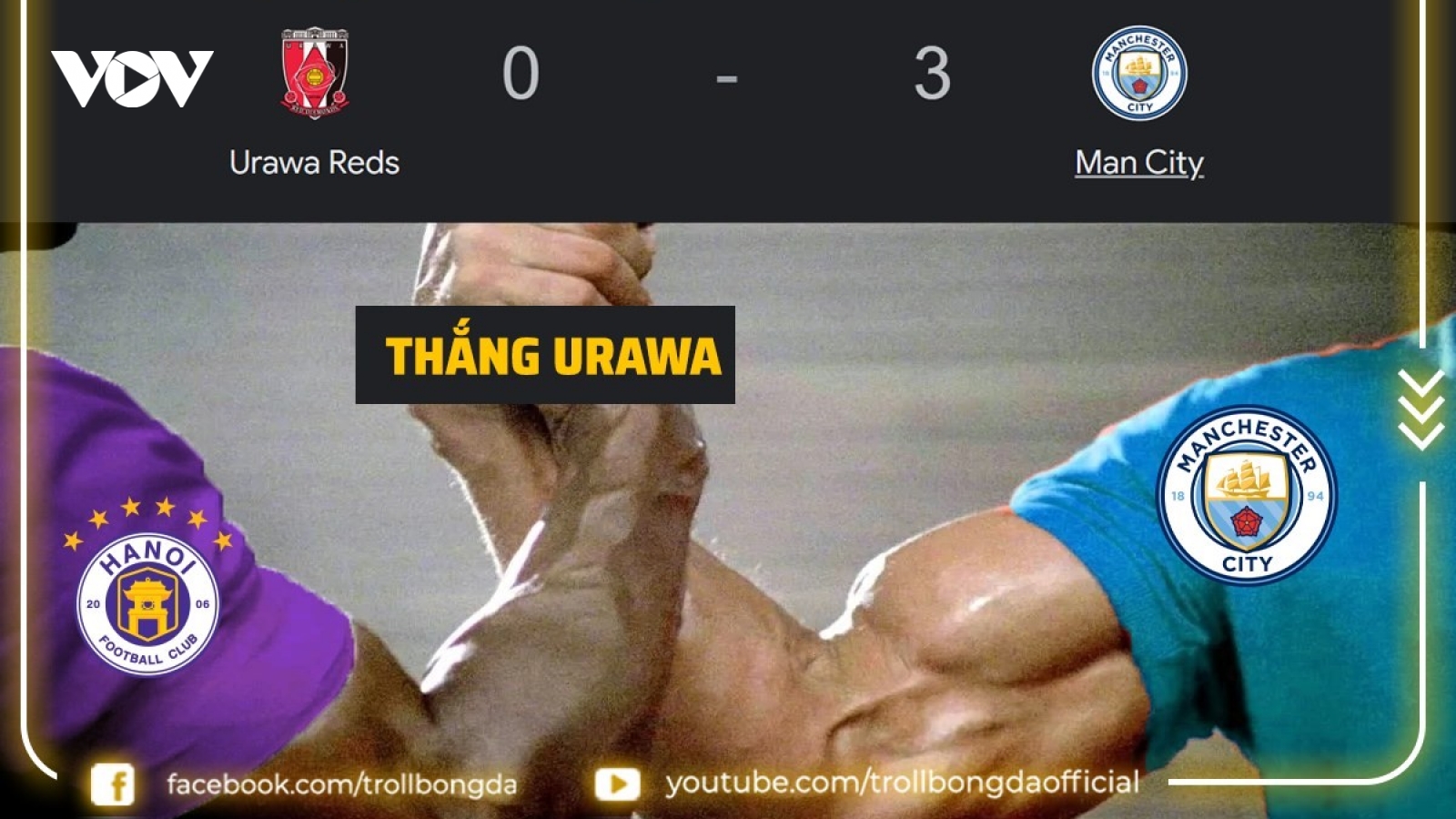 Biếm họa 24h: Man City tái lập thành tích của... Hà Nội FC