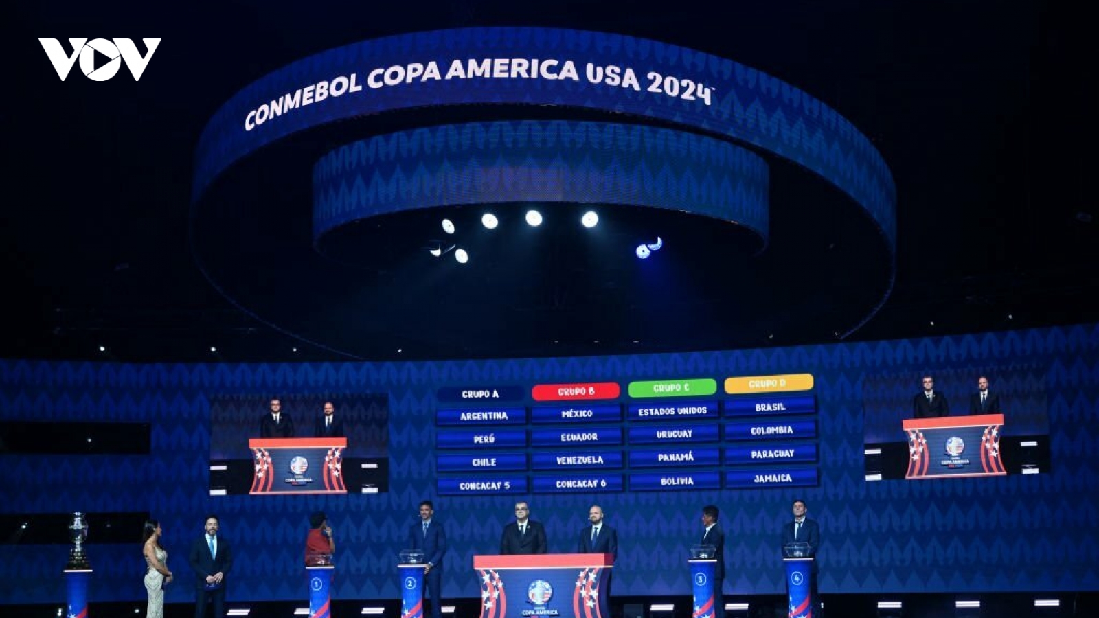 Kết quả bốc thăm Copa America 2024: Brazil và Argentina ở bảng đấu khó