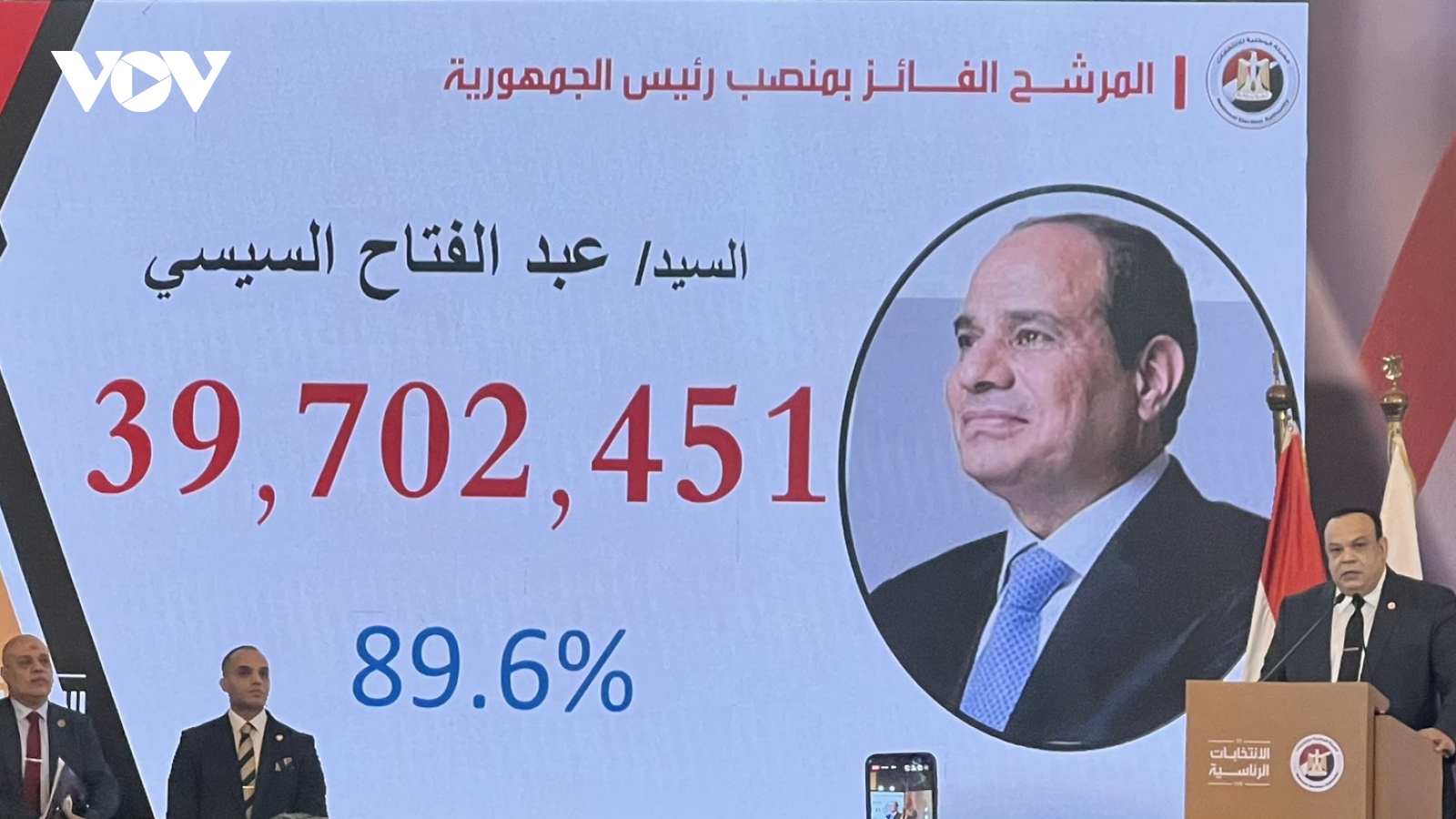 Đương kim Tổng thống Ai Cập chính thức đắc cử nhiệm kỳ thứ 3