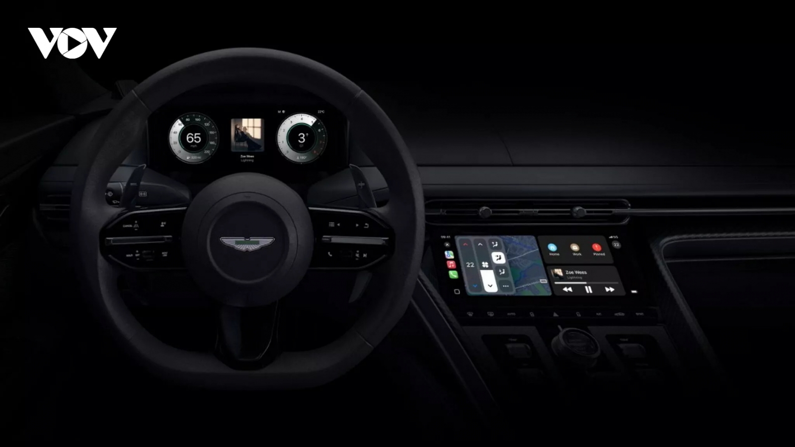 Nhá hàng Apple CarPlay Bespoke mới trên Porsche và Aston Martin