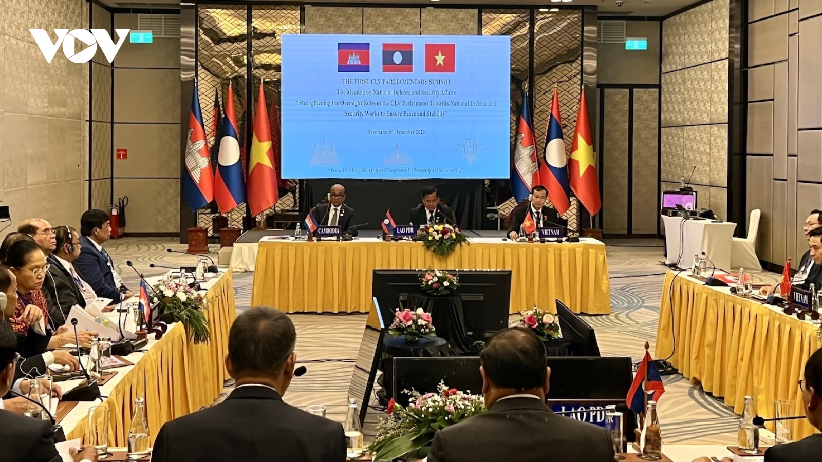 Tăng cường hợp tác nghị viện Campuchia, Lào và Việt Nam trong quốc phòng-an ninh