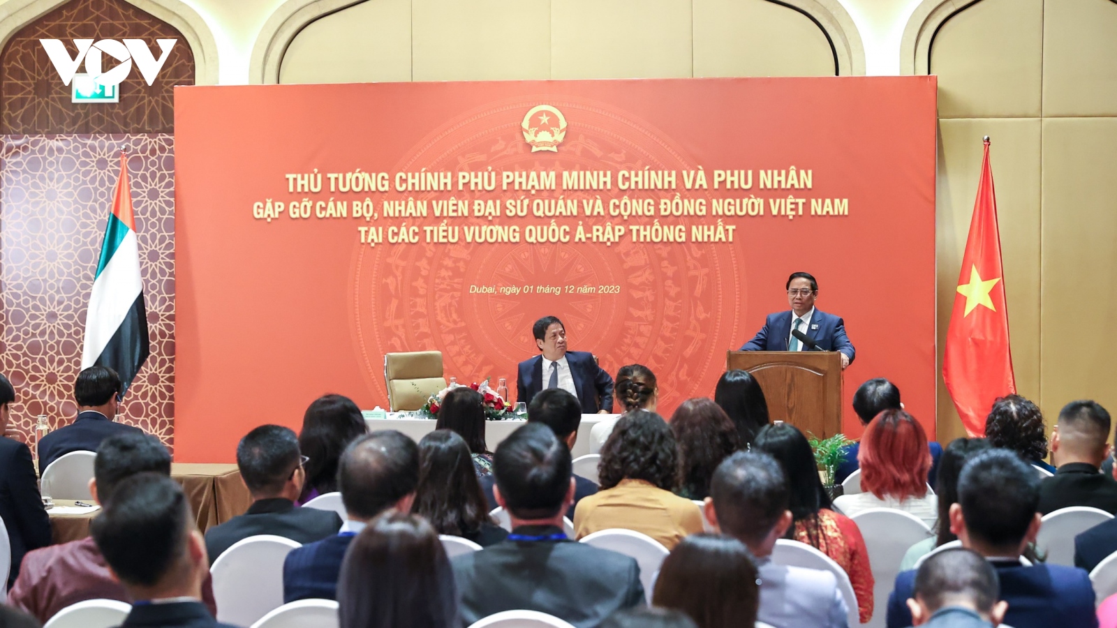 Thủ tướng Phạm Minh Chính gặp cộng đồng người Việt Nam tại UAE