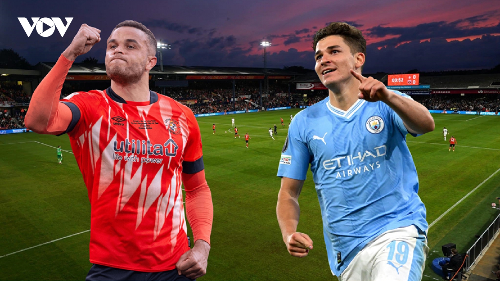 Dự đoán tỷ số, đội hình xuất phát trận Luton Town - Man City