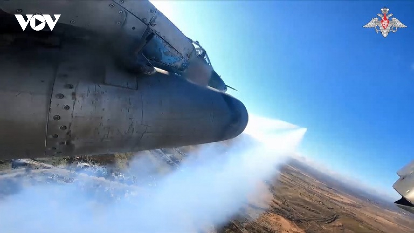 Nga tung video Su-25 phóng tên lửa tấn công mục tiêu Ukraine ở Donetsk