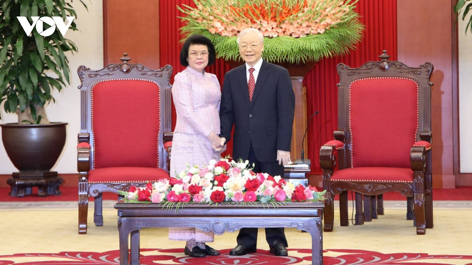 Tổng Bí thư: Tiếp tục giữ gìn, vun đắp cho mối quan hệ Việt Nam - Campuchia