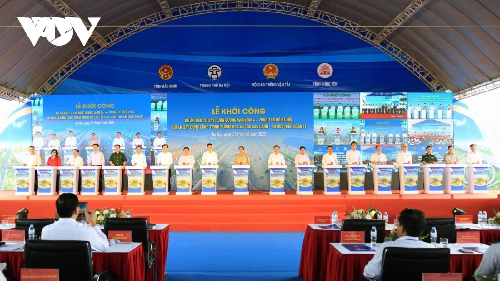 Khởi công đường vành đai 4, điểm nhấn năm 2023