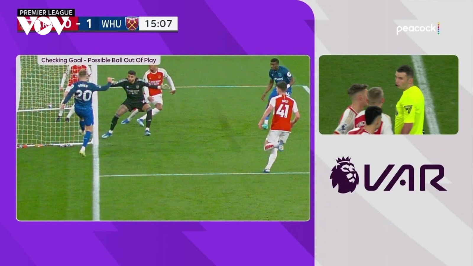 VAR gây tranh cãi trong ngày Arsenal mất ngôi đầu Ngoại hạng Anh