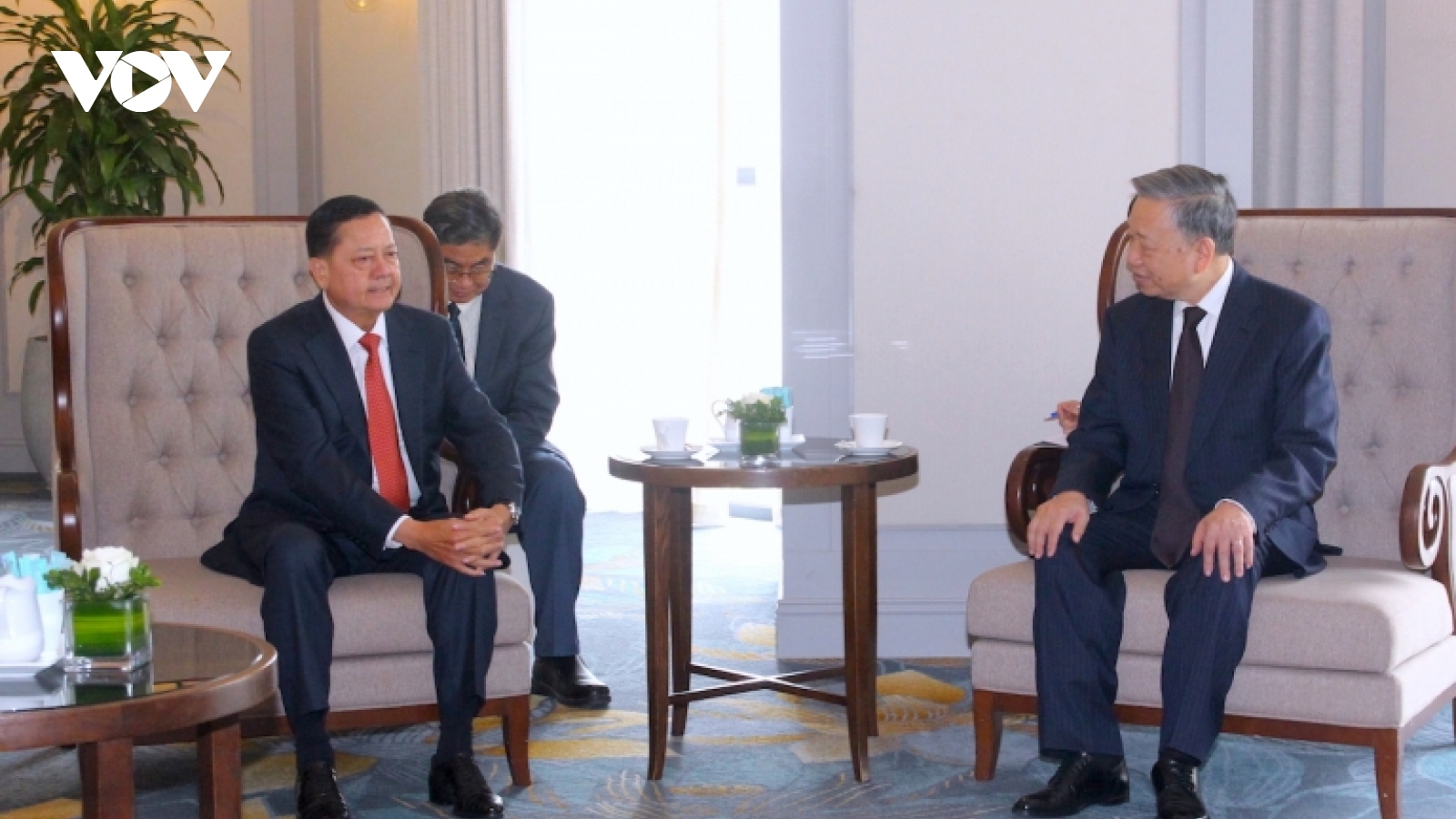 Bộ trưởng Tô Lâm tiếp Ngài Neth Savoeun, Phó Thủ tướng Vương quốc Campuchia