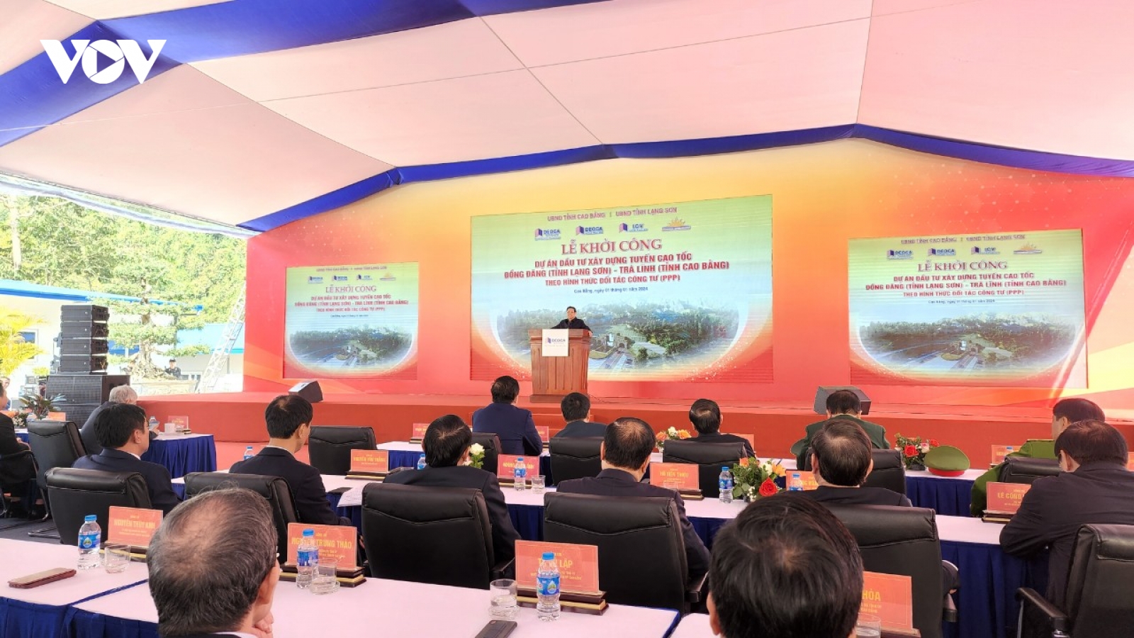 Thủ tướng Phạm Minh Chính phát lệnh khởi công cao tốc Đồng Đăng - Trà Lĩnh