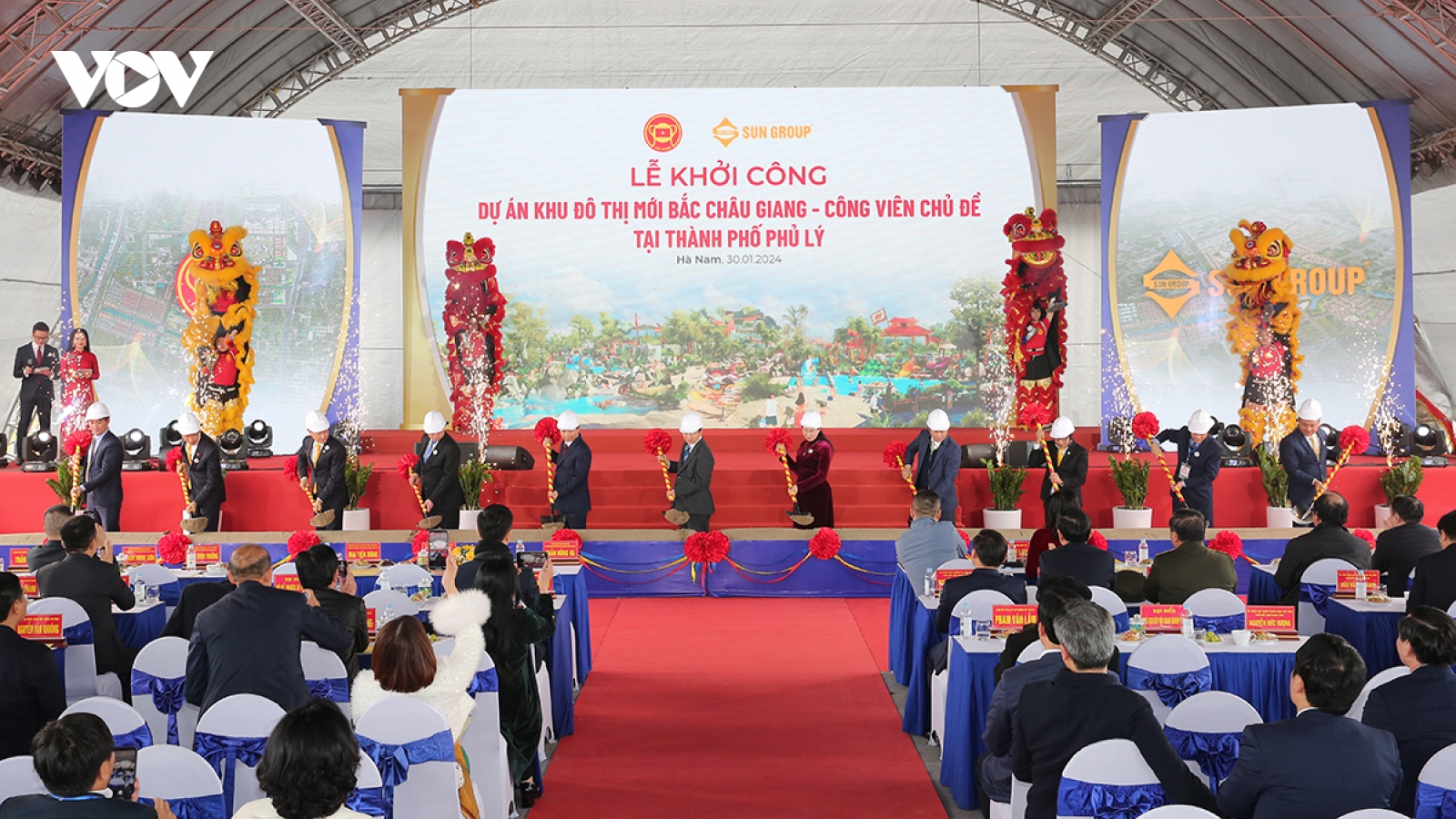 Sun Group khởi công giai đoạn I tổ hợp dự án 35.000 tỷ đồng tại Hà Nam