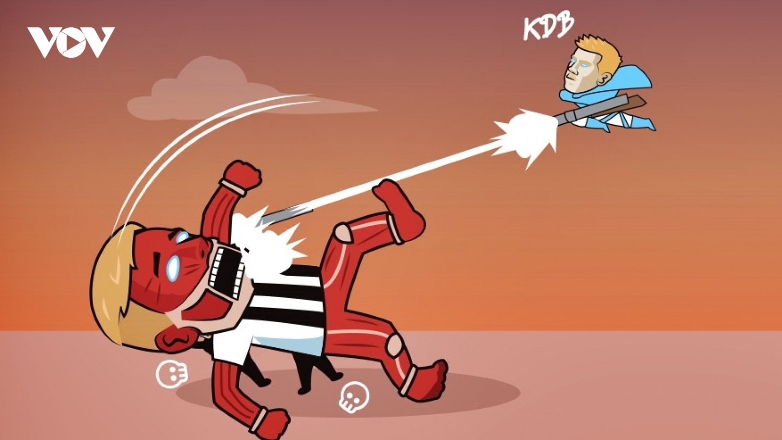 Biếm họa 24h: De Bruyne “gieo sầu” cho Newcastle