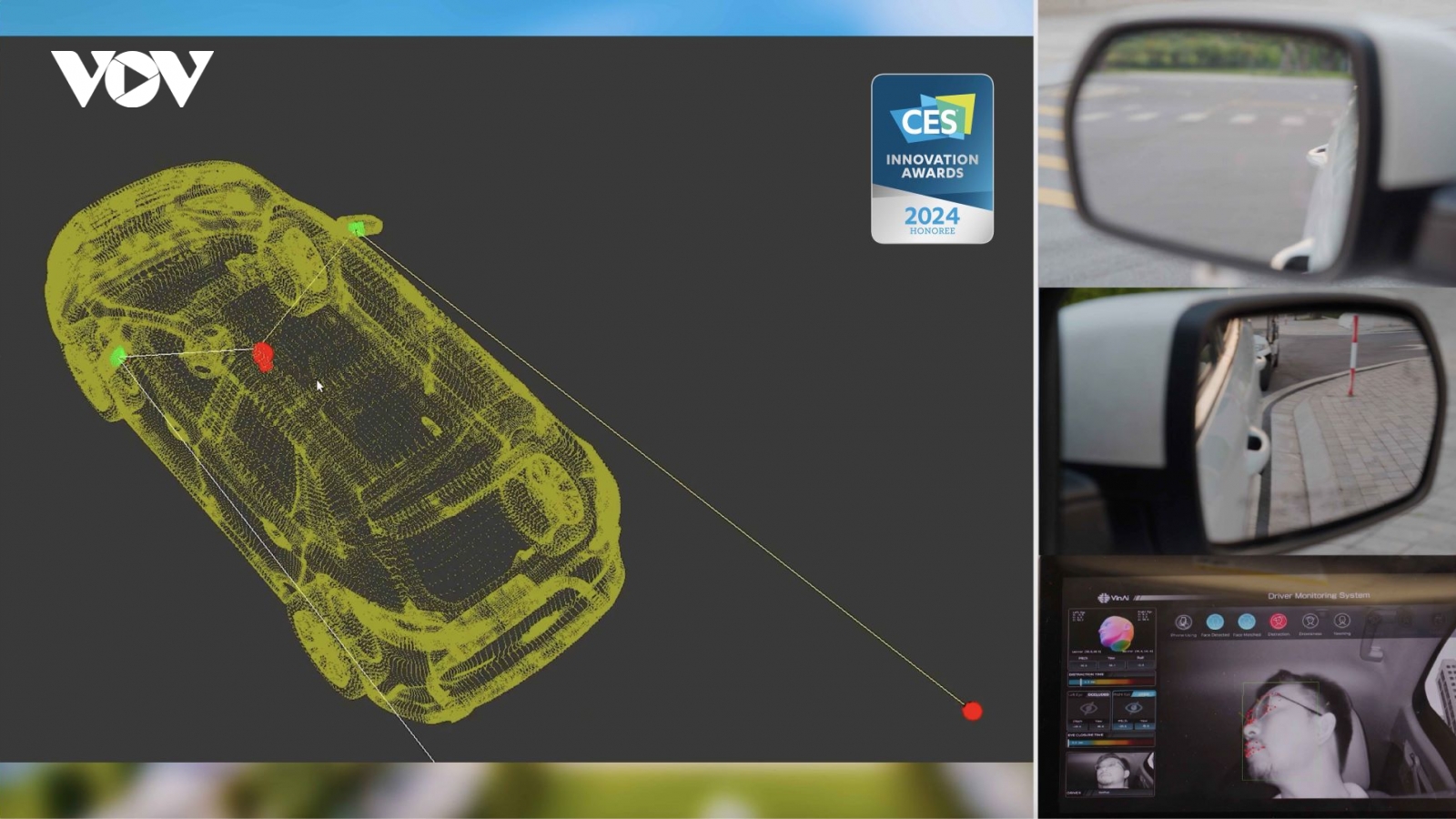 VinFast MirrorSense đoạt giải thưởng Innovation Award Honoree tại CES 2024