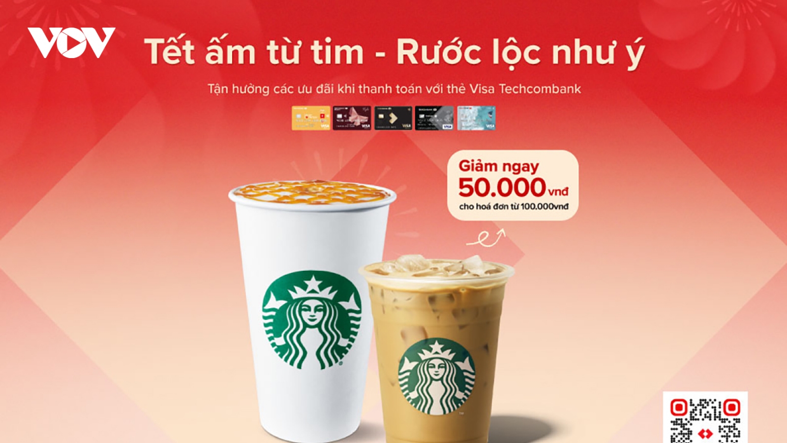 Techcombank hợp tác toàn diện cùng Starbucks Vietnam