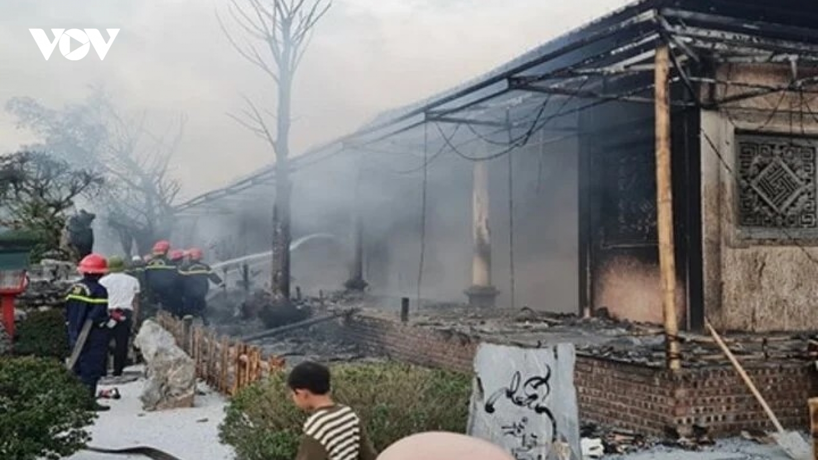 Nguyên nhân vụ cháy tại chùa Phật Quang bước đầu được xác định là do chập điện