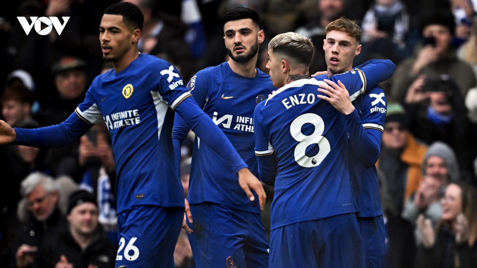 Cole Palmer xé lưới Fulham, Chelsea vượt MU trên bảng xếp hạng Ngoại hạng Anh