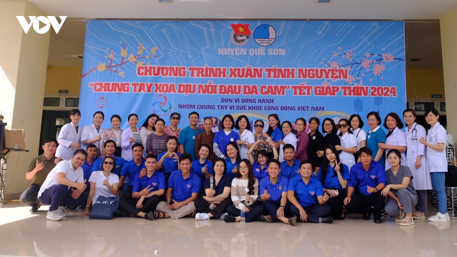 Khám bệnh miễn phí cho các nạn nhân chất độc da cam/dioxin ở Quế Sơn, Quảng Nam
