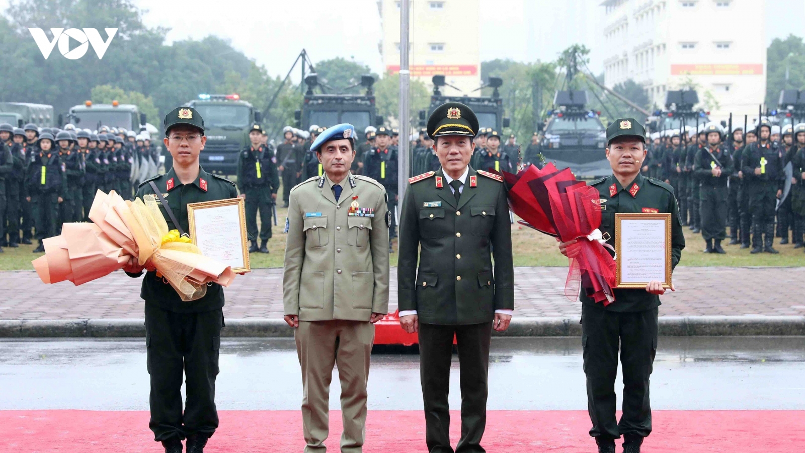 Công bố Quyết định thành lập đơn vị Cảnh sát gìn giữ hòa bình số 1