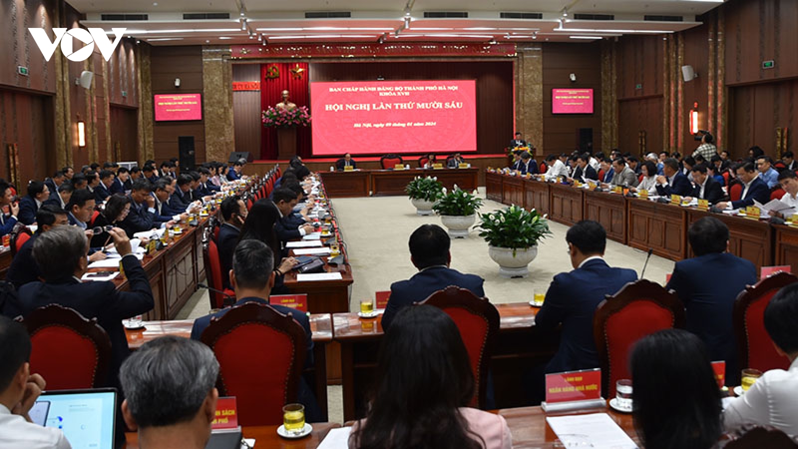 Hà Nội bỏ phiếu kín đánh giá xếp loại chất lượng Đảng bộ thành phố năm 2023