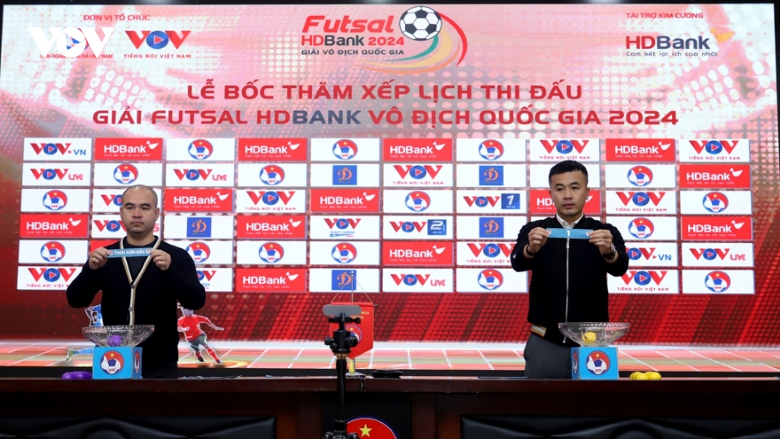 Bốc thăm Giải Futsal HDBank vô địch quốc gia 2024