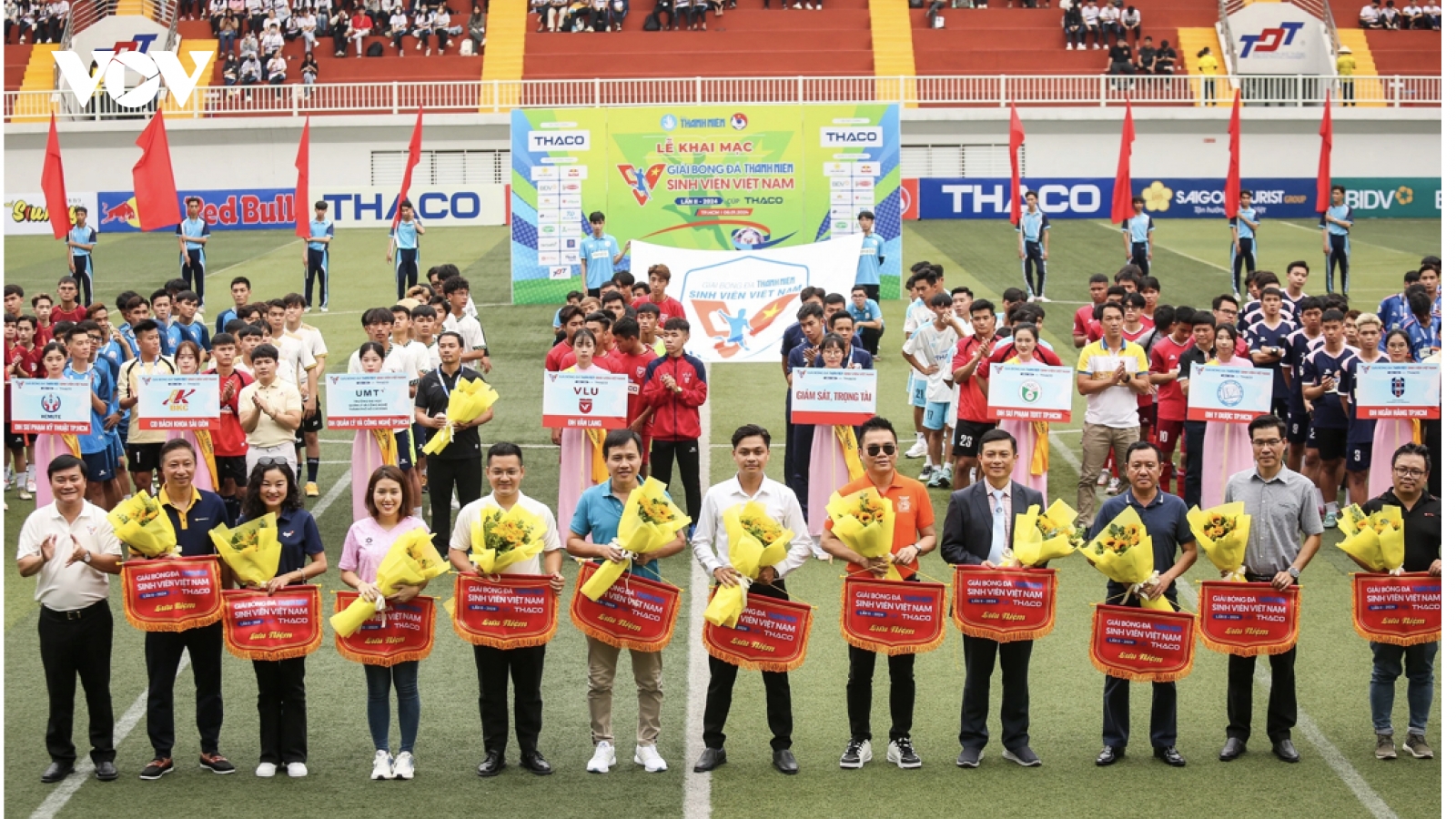 Ấn tượng lễ khai mạc Giải bóng đá Thanh Niên sinh viên Việt Nam