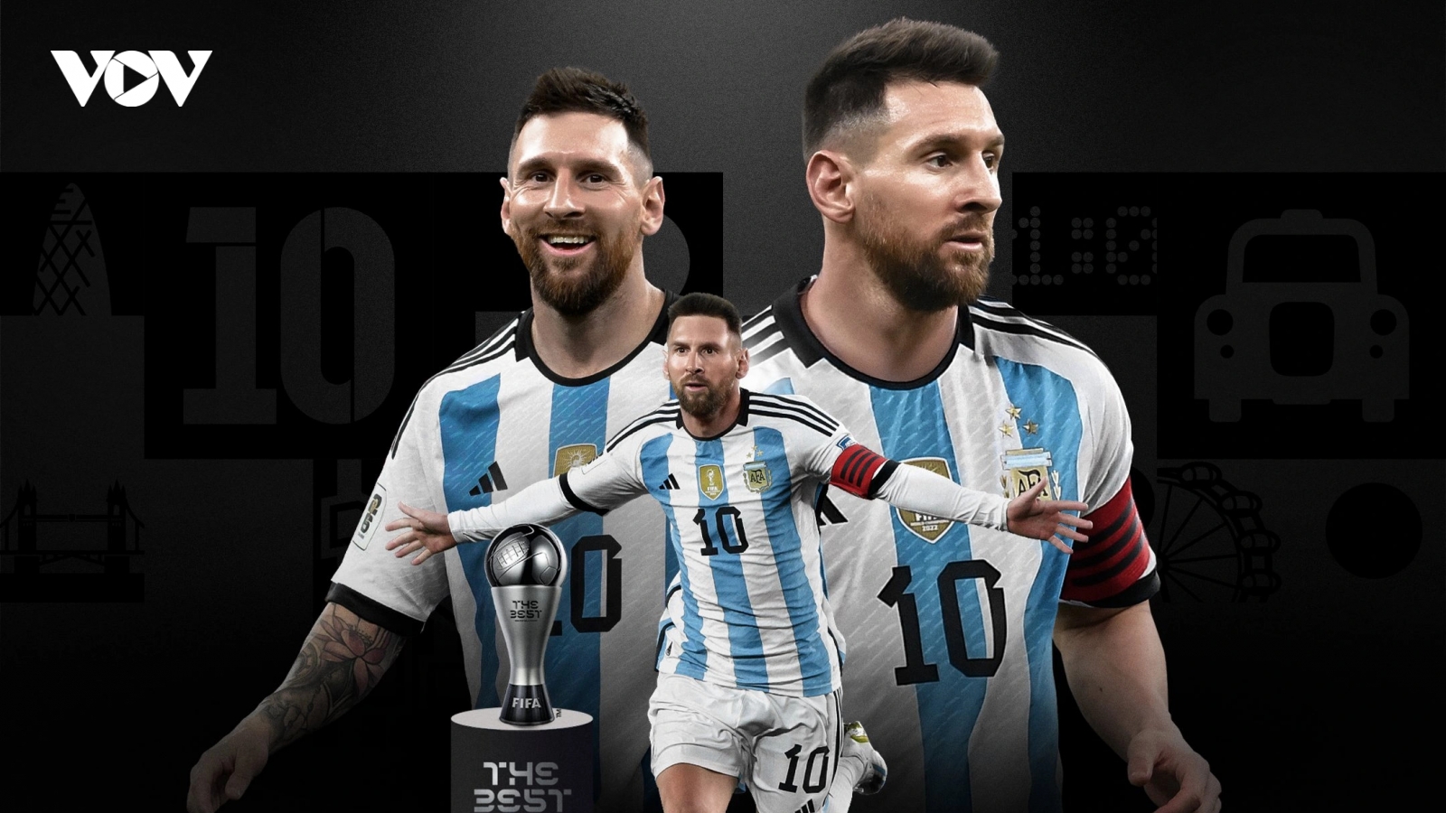 Lionel Messi giành danh hiệu The Best 2023 đầy tranh cãi