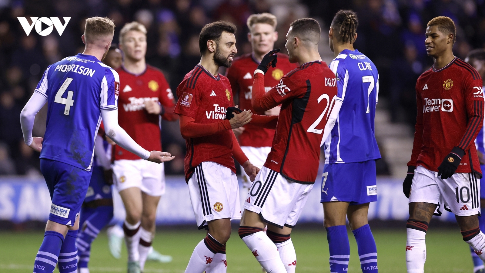 Kết quả FA Cup: Bộ đôi Bồ Đào Nha lập công, MU thắng dễ Wigan