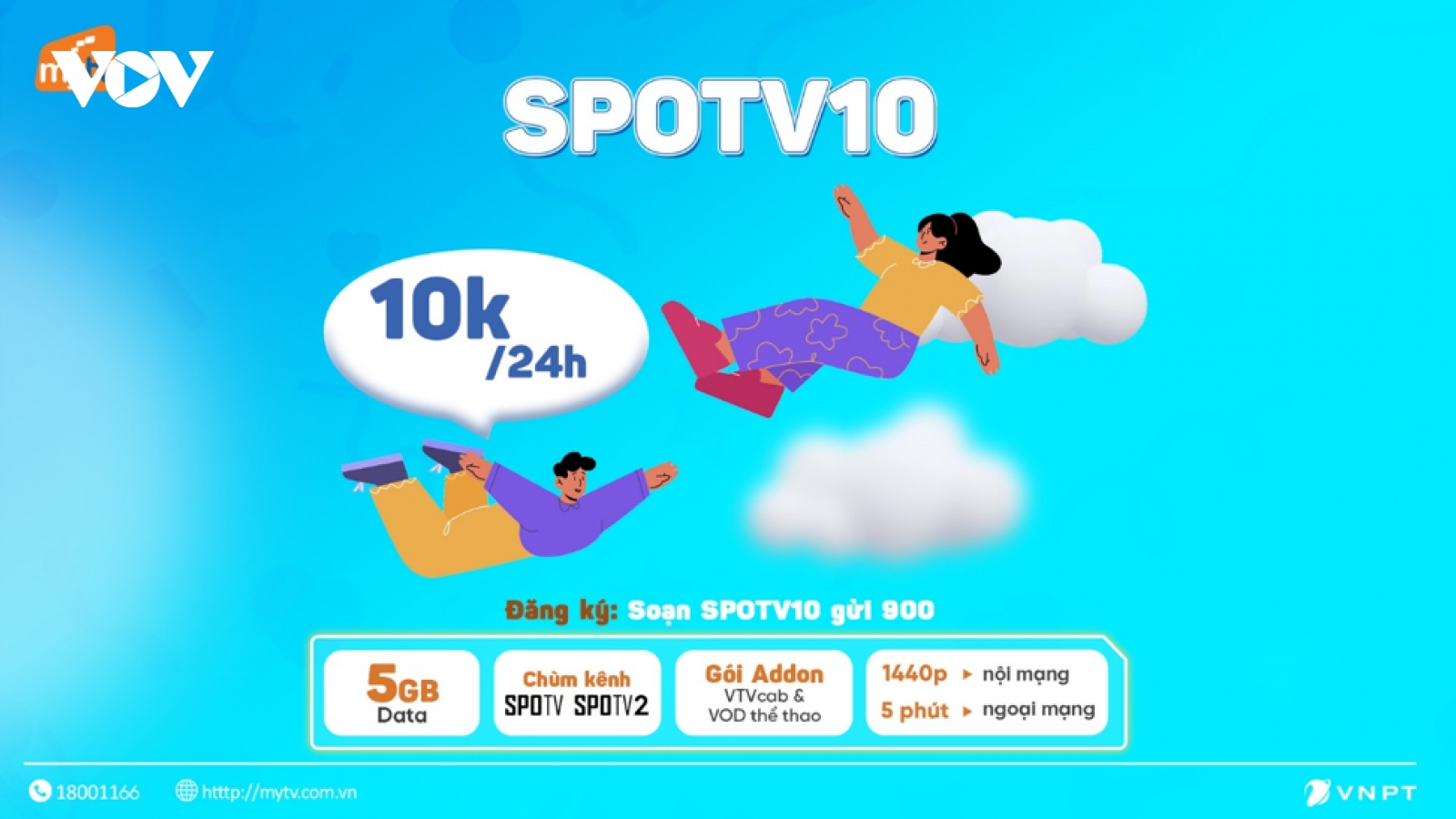 Khám phá Top 2 gói cước hot có chùm SPOTV độc quyền của MyTV