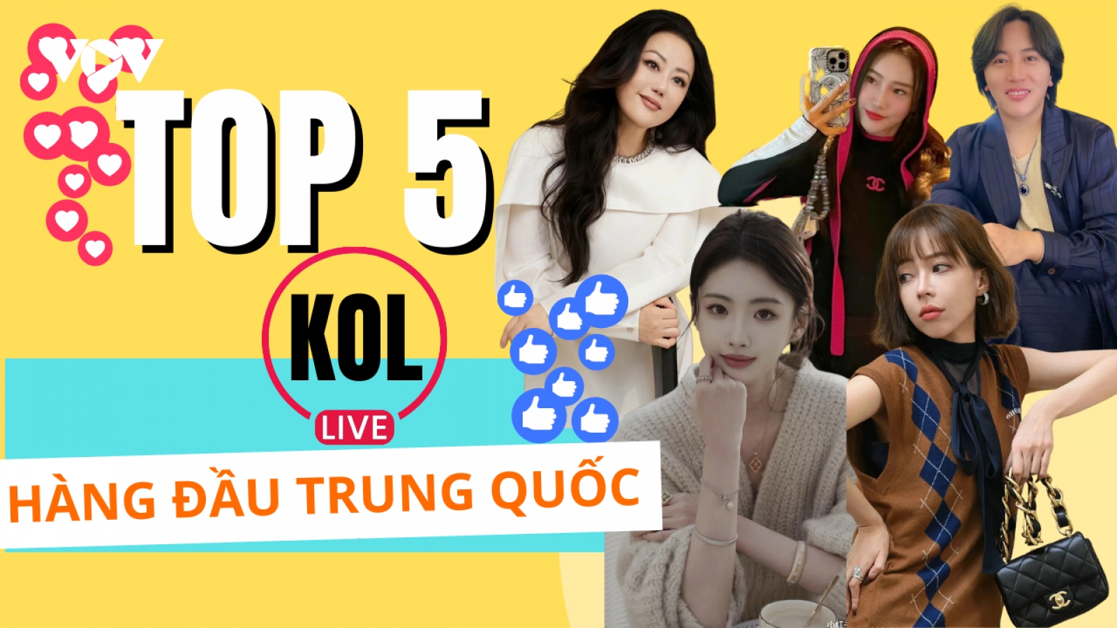 Những gương mặt thương hiệu KOL hàng đầu Trung Quốc