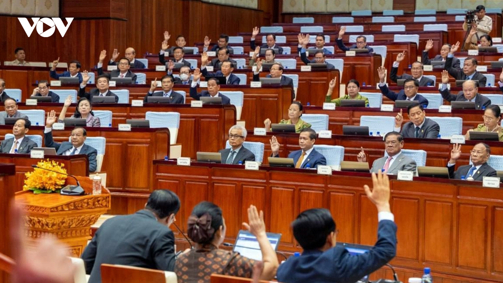 Quốc hội Campuchia bầu bổ sung con trai út ông Hun Sen làm Phó Thủ tướng