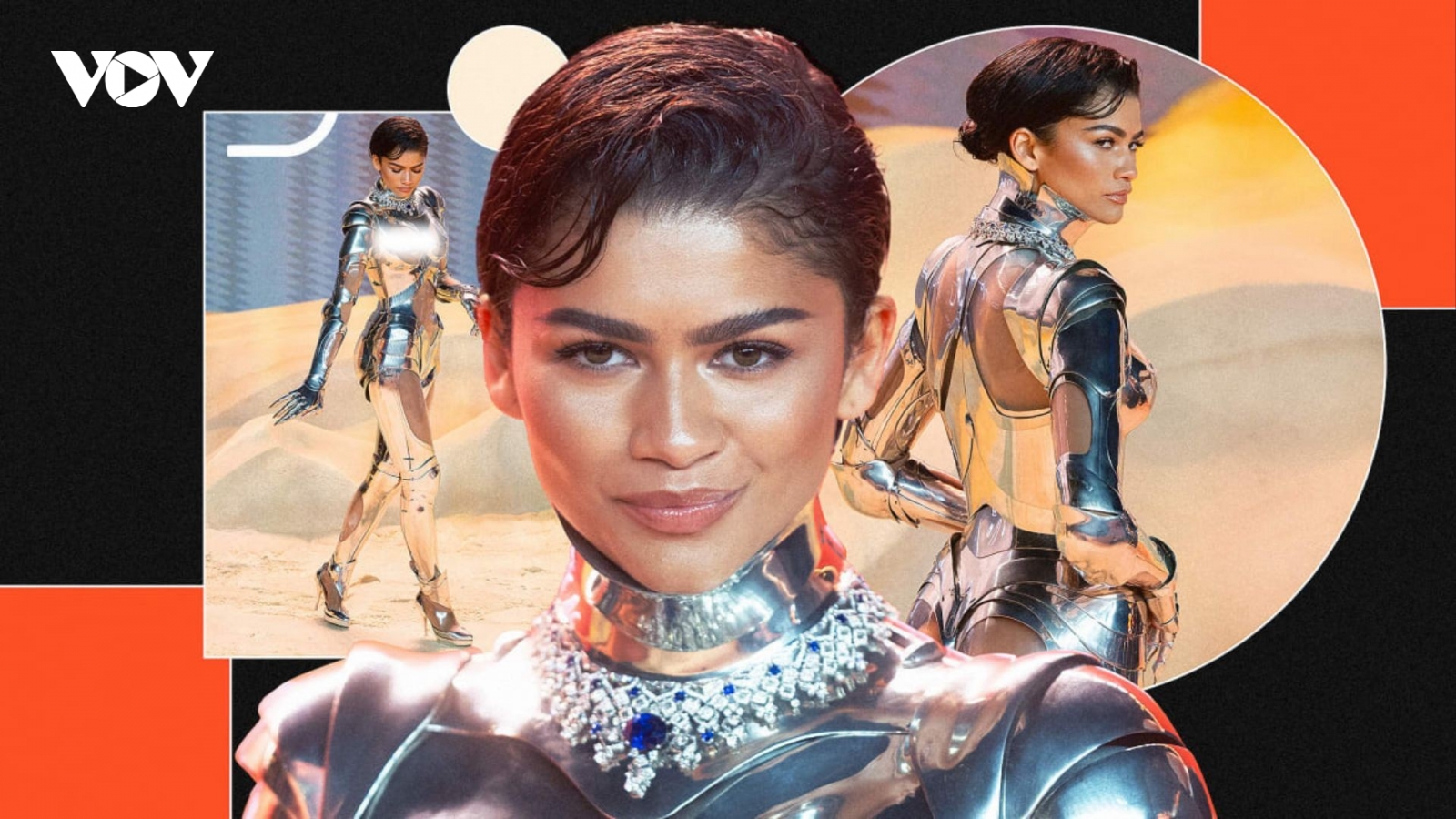 Sự thật đằng sau trang phục áo giáp robot của Zendaya