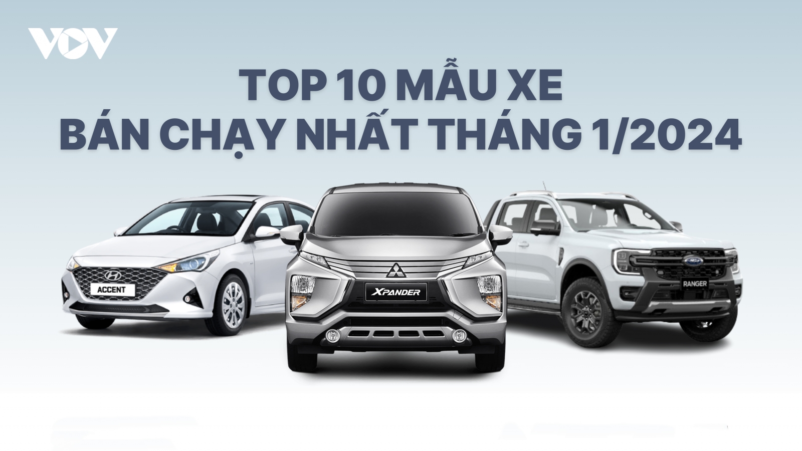 Top 10 mẫu xe bán chạy nhất tháng 1/2024: Quán quân năm 2023 tiếp tục dẫn dầu