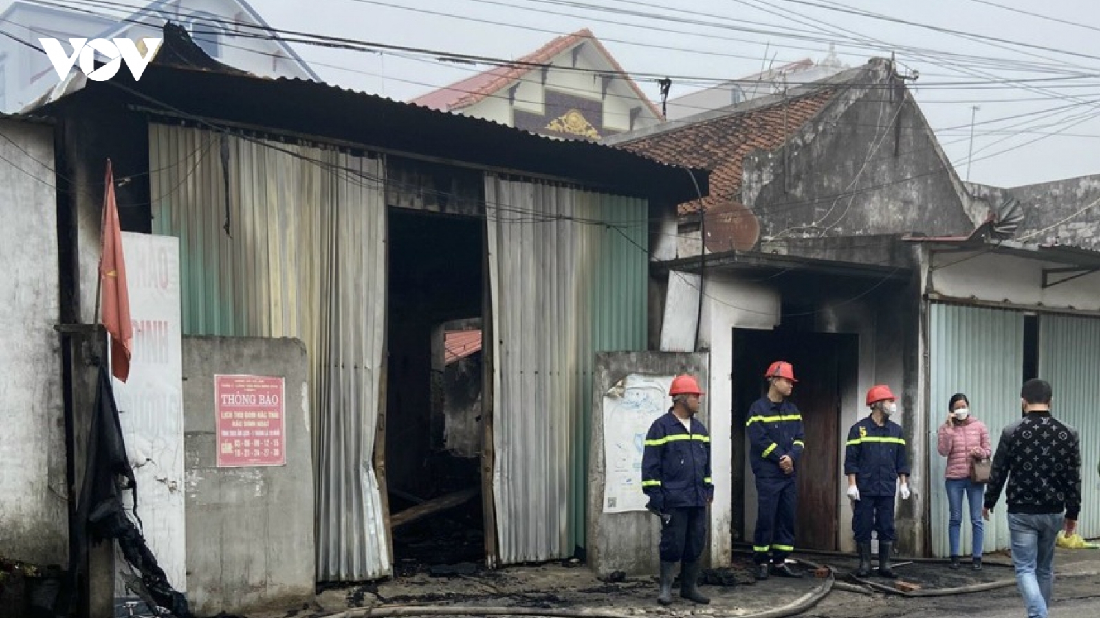 Cháy trong đêm, 3 mẹ con tử vong tại nhà trọ ở Hải Phòng