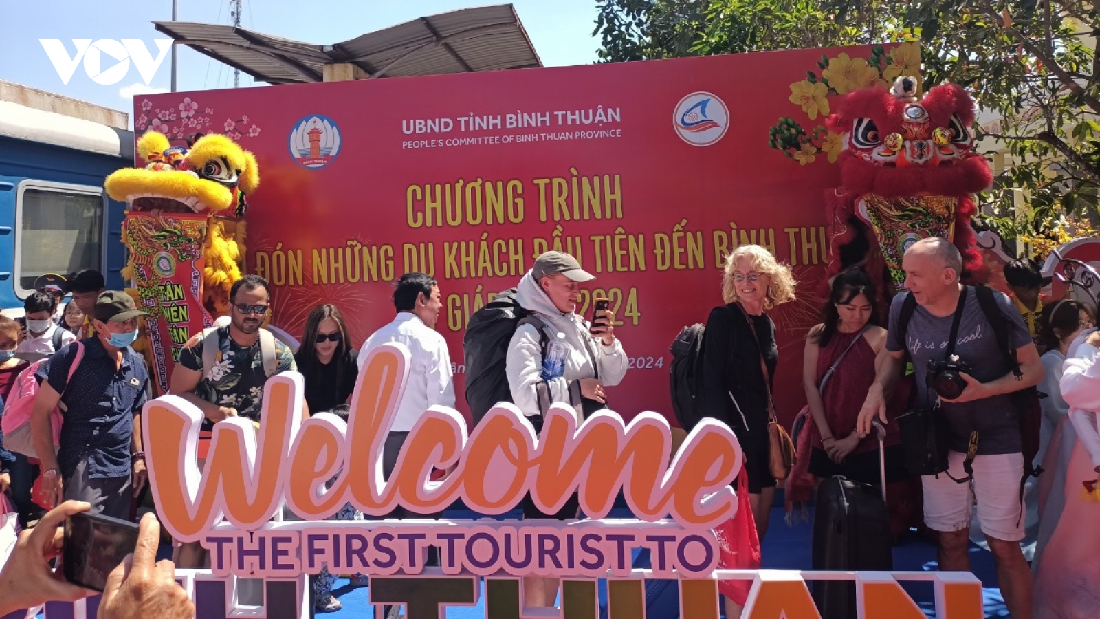 Chào đón du khách xông đất năm Giáp Thìn tại Bình Thuận