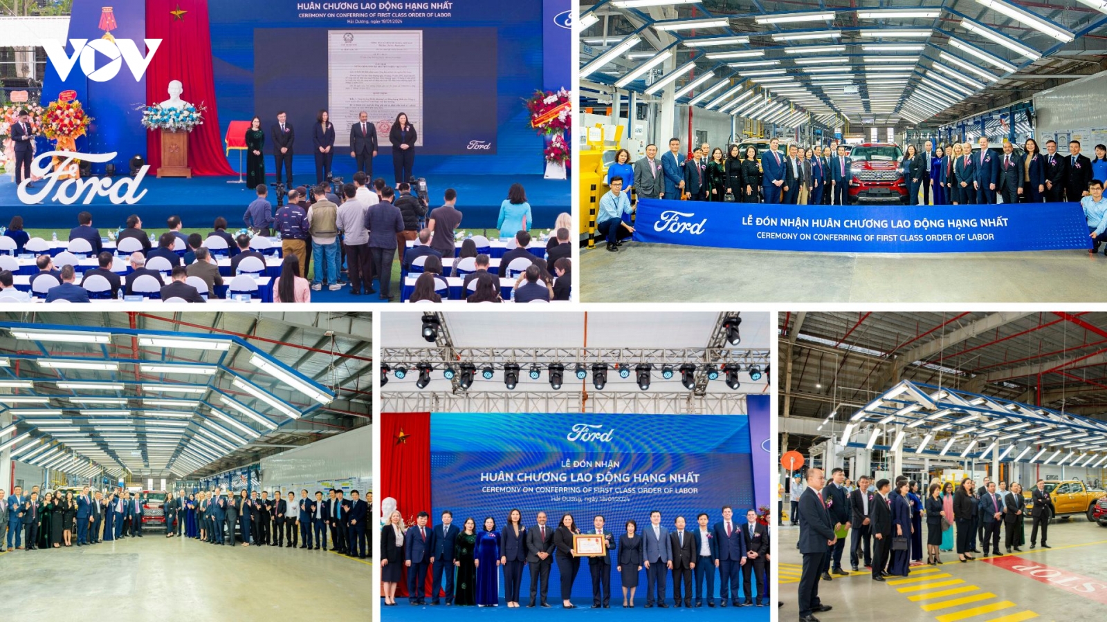 Ford Việt Nam đón nhận Huân chương Lao động hạng nhất, ghi kỷ lục bán hàng 2023