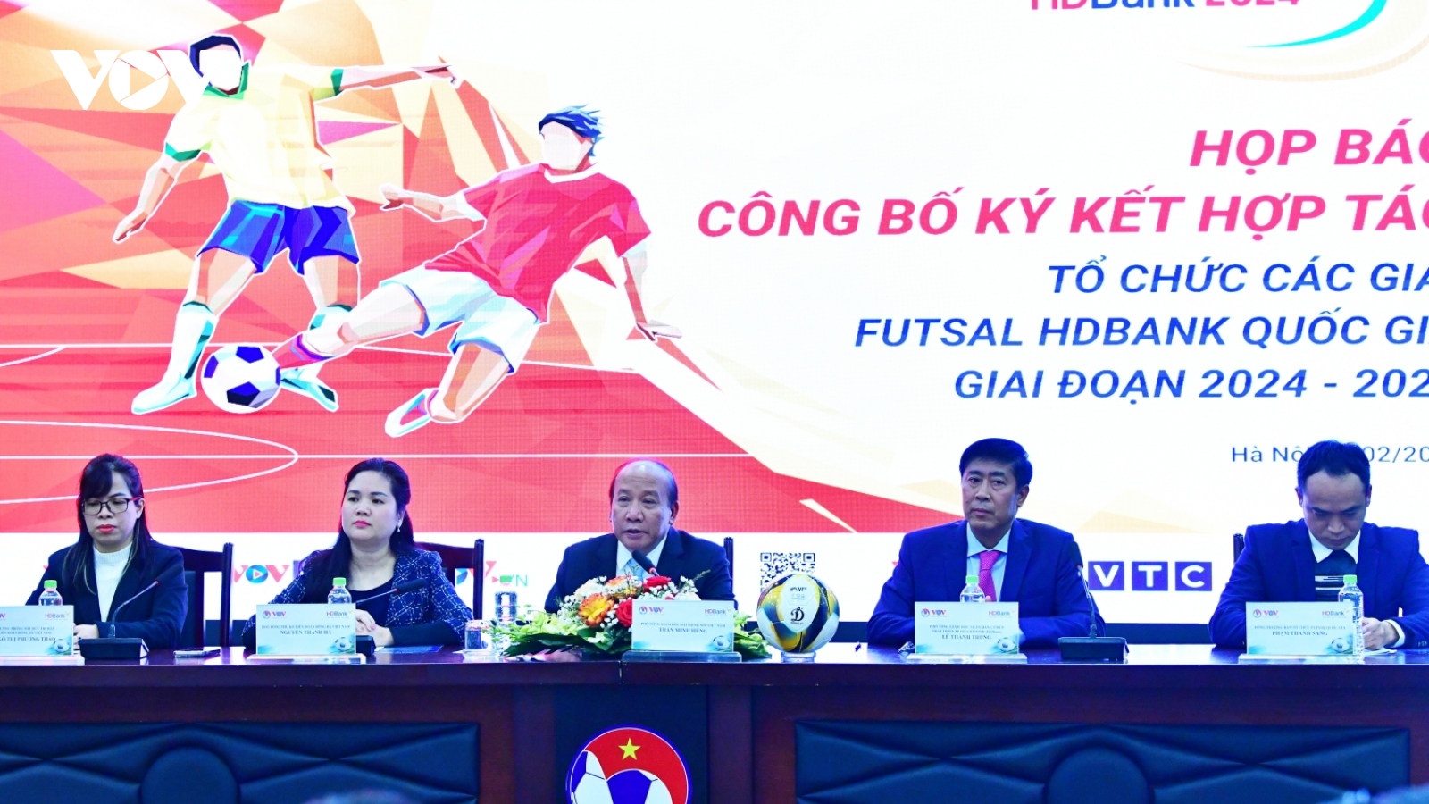 VOV và VFF hợp tác tổ chức các giải futsal Quốc gia giai đoạn 2024-2028