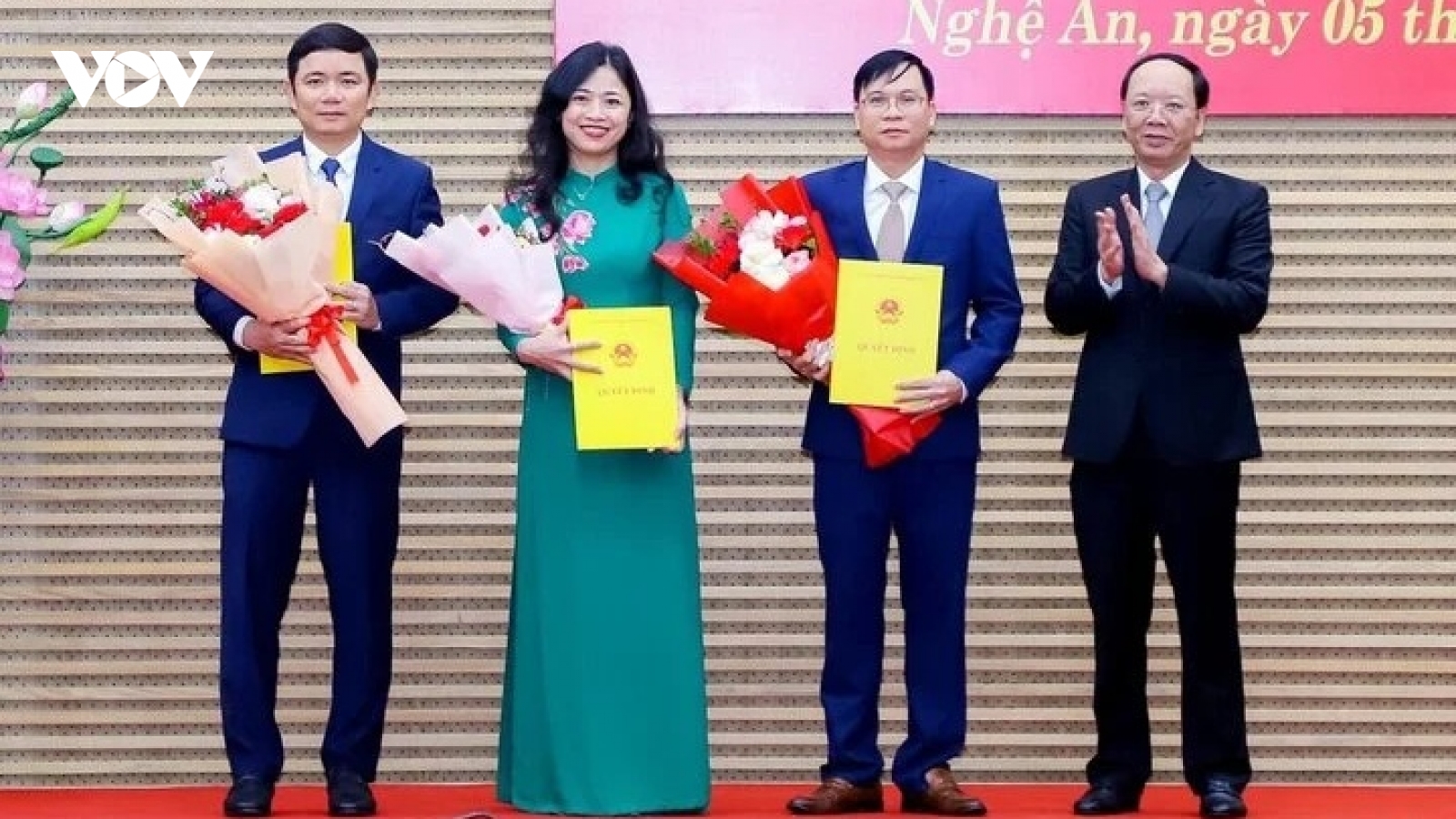 Nghệ An điều động, bổ nhiệm nhiều cán bộ chủ chốt cấp sở ngành