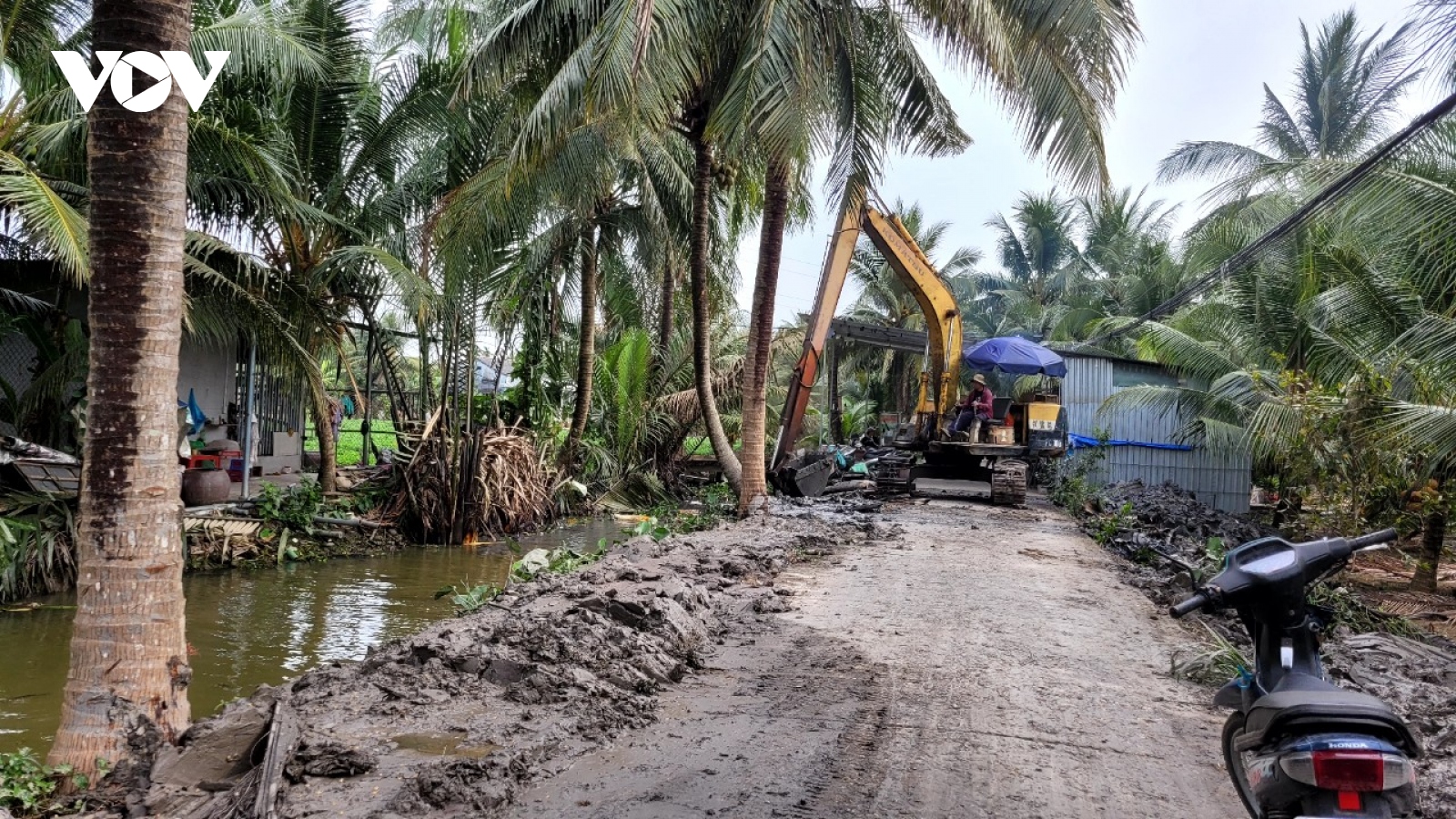 Người dân Tiền Giang vừa vui Xuân vừa chống mặn