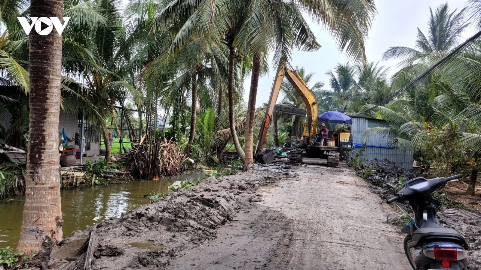 Người dân Tiền Giang vừa vui Xuân vừa chống mặn