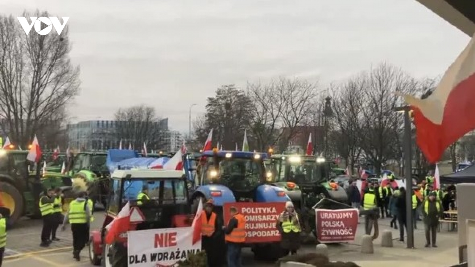Nông dân Ba Lan yêu cầu đóng cửa biên giới với Ukraine