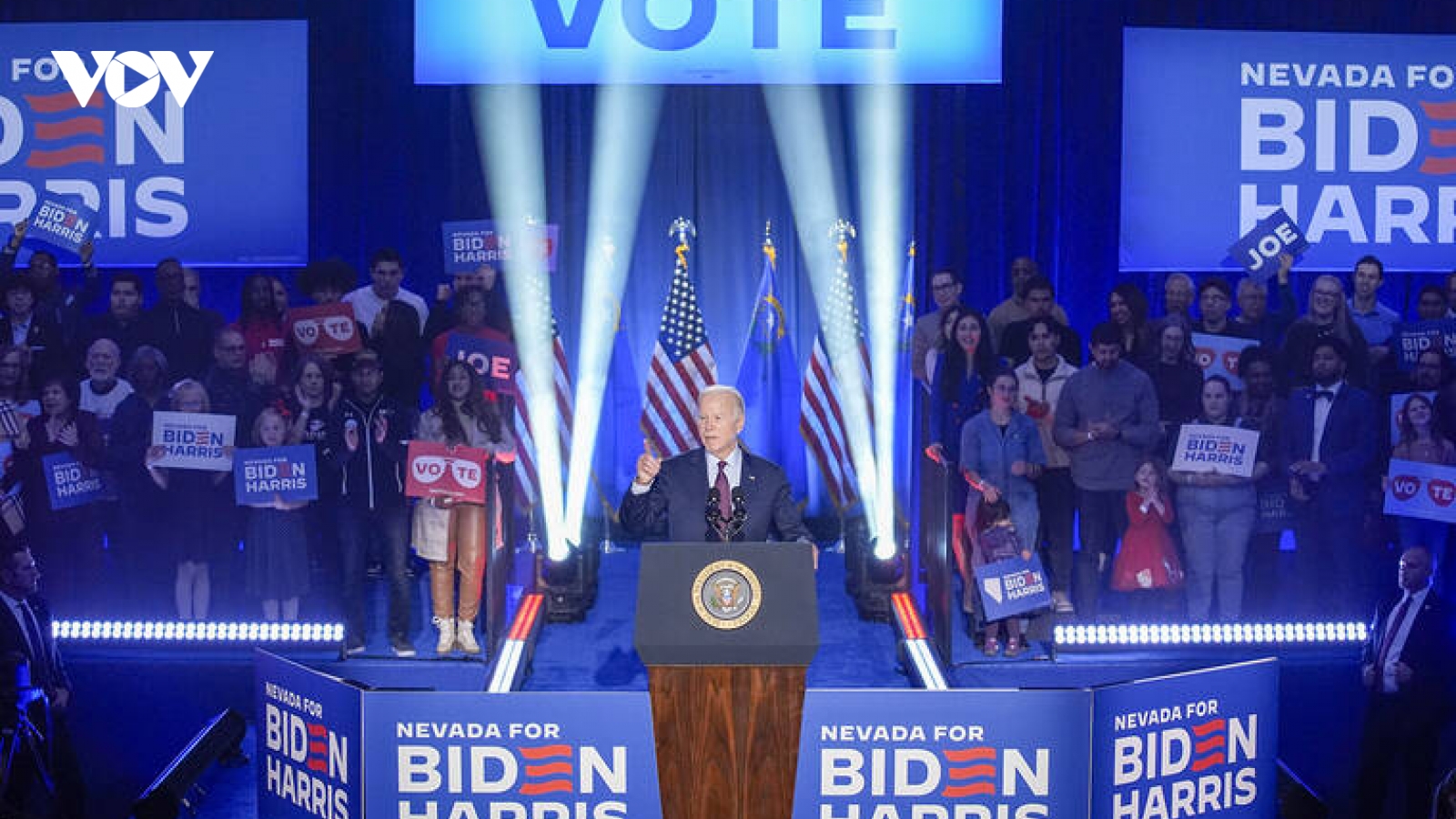 Tổng thống Joe Biden tiếp tục chiến thắng trong cuộc bầu cử sơ bộ ở Nevada