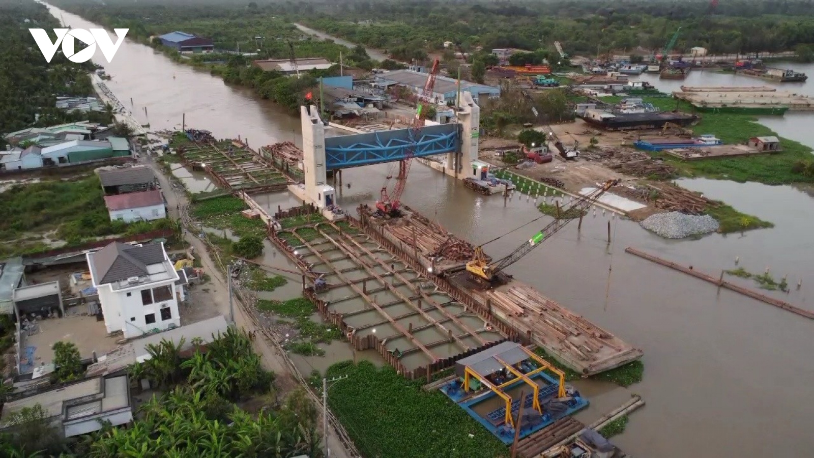 Tiền Giang chủ động ứng phó với nước mặn ở sông rạch đang tăng dần