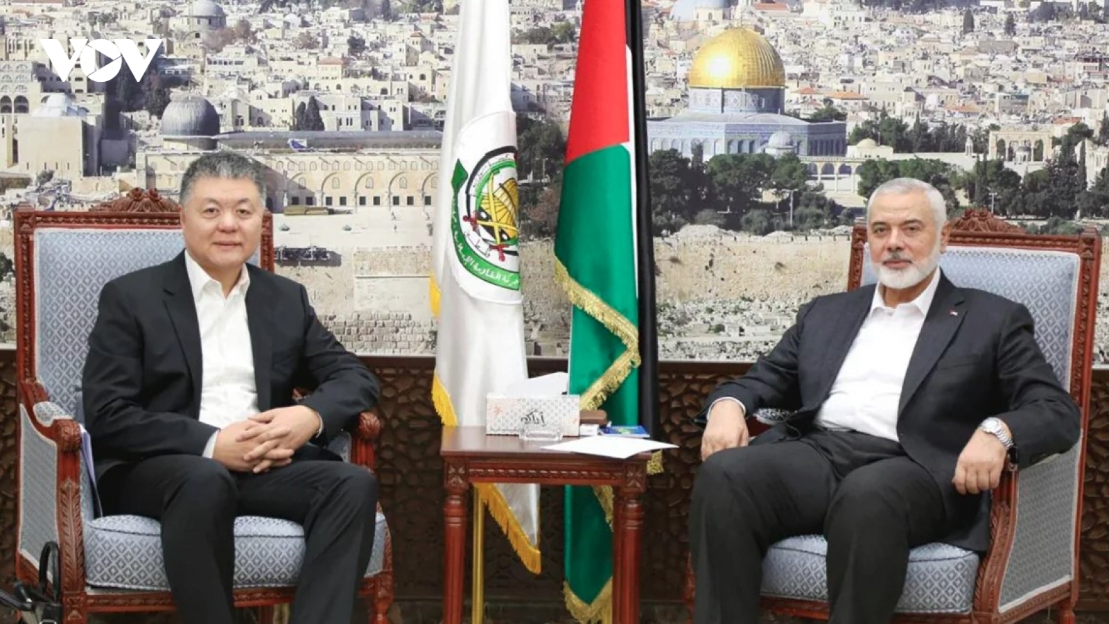 Đặc phái viên Trung Quốc lần đầu gặp thủ lĩnh Hamas từ khi xung đột Gaza nổ ra