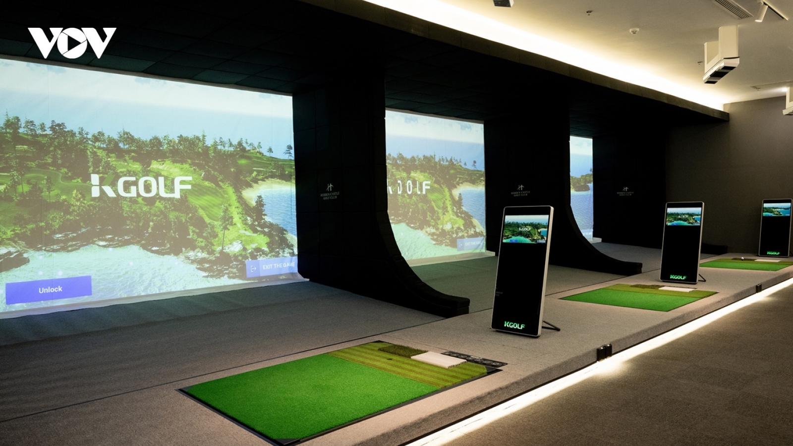 Golfer trải nghiệm hệ thống golf 3D đạt chuẩn 5 sao của chủ đầu tư handicap quốc gia