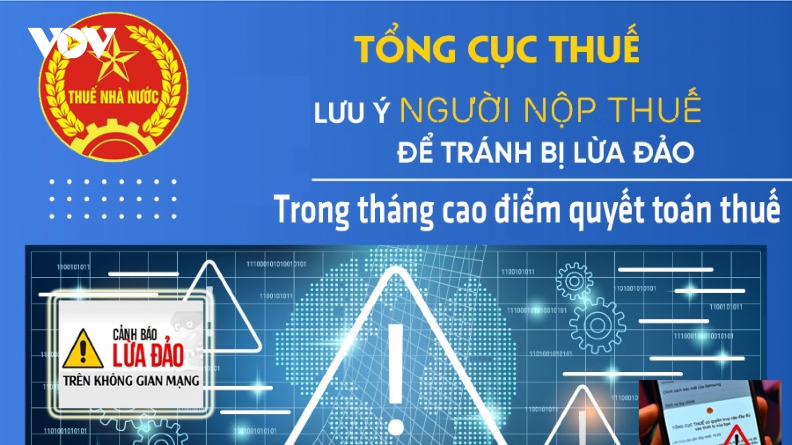 Cảnh báo hành vi giả danh cán bộ thuế, cơ quan thuế để lừa đảo