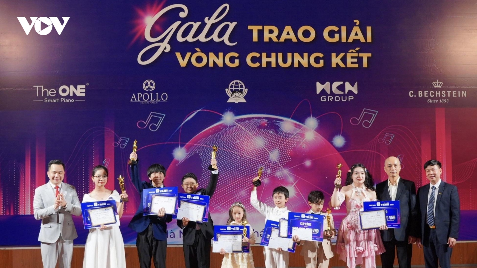 8 thí sinh nhí giành chiến thắng tại Cuộc thi Piano mở rộng toàn quốc 2024