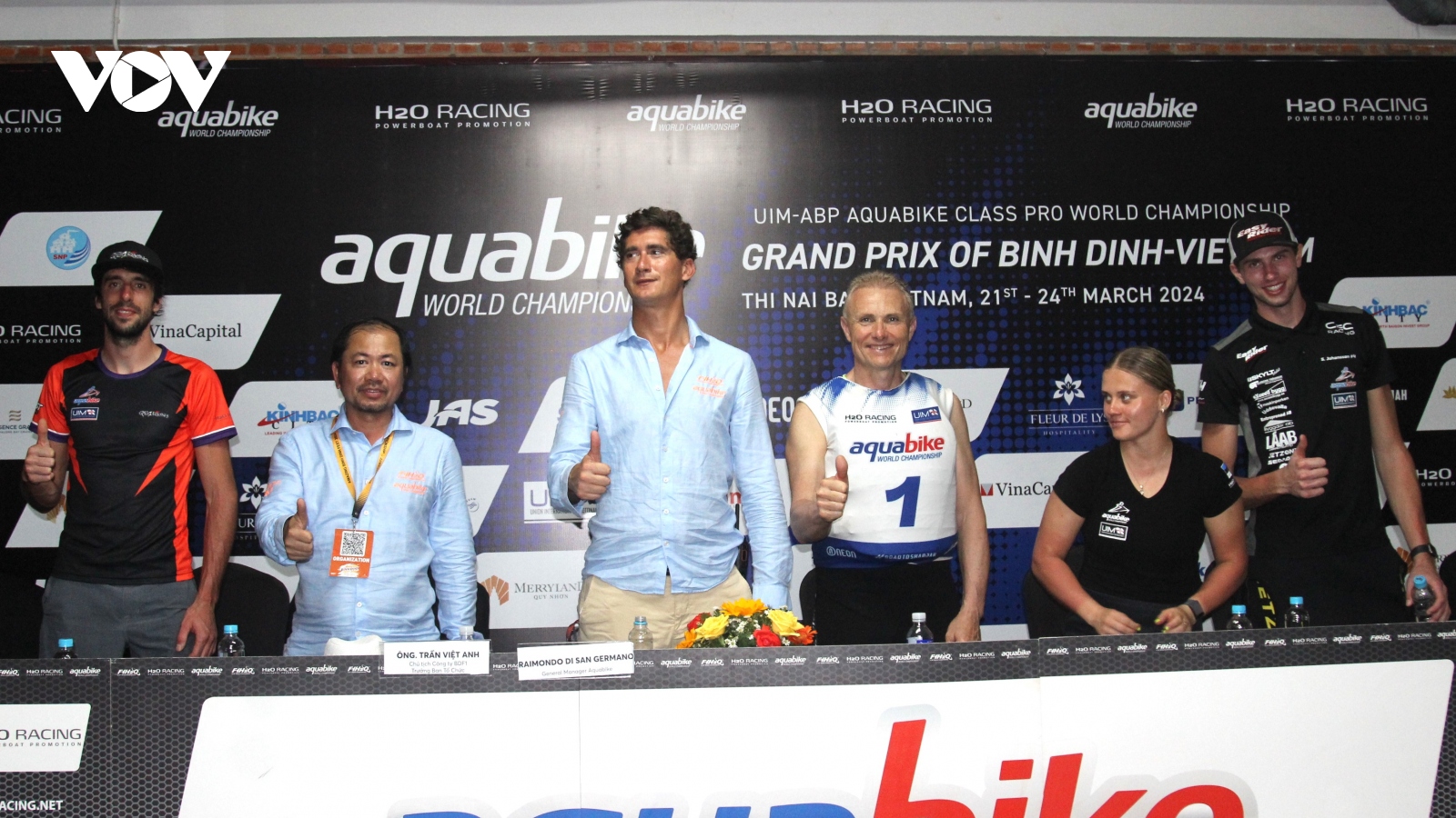Xác định các tay đua về nhất các nội dung tại Giải Aquabike World Championship