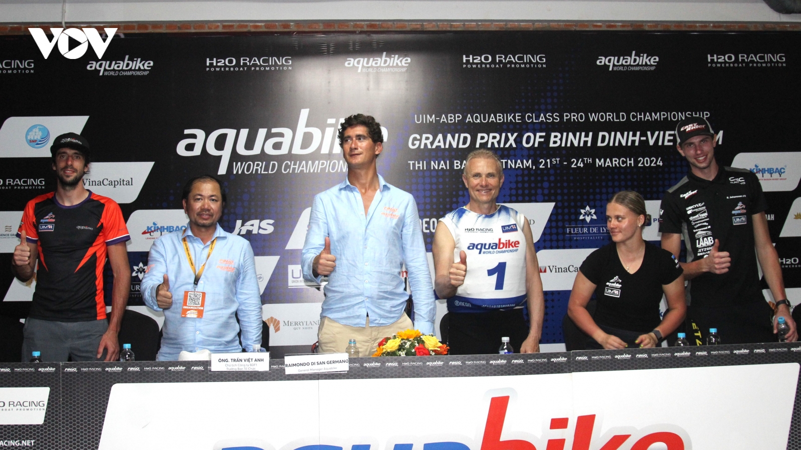 Xác định các tay đua về nhất các nội dung tại Giải Aquabike World Championship