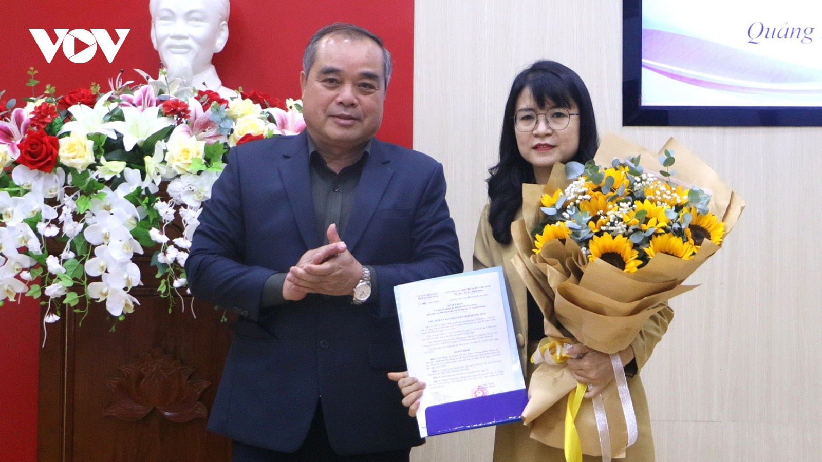 Sở TT&TT tỉnh Quảng Ngãi có nữ Phó Giám đốc