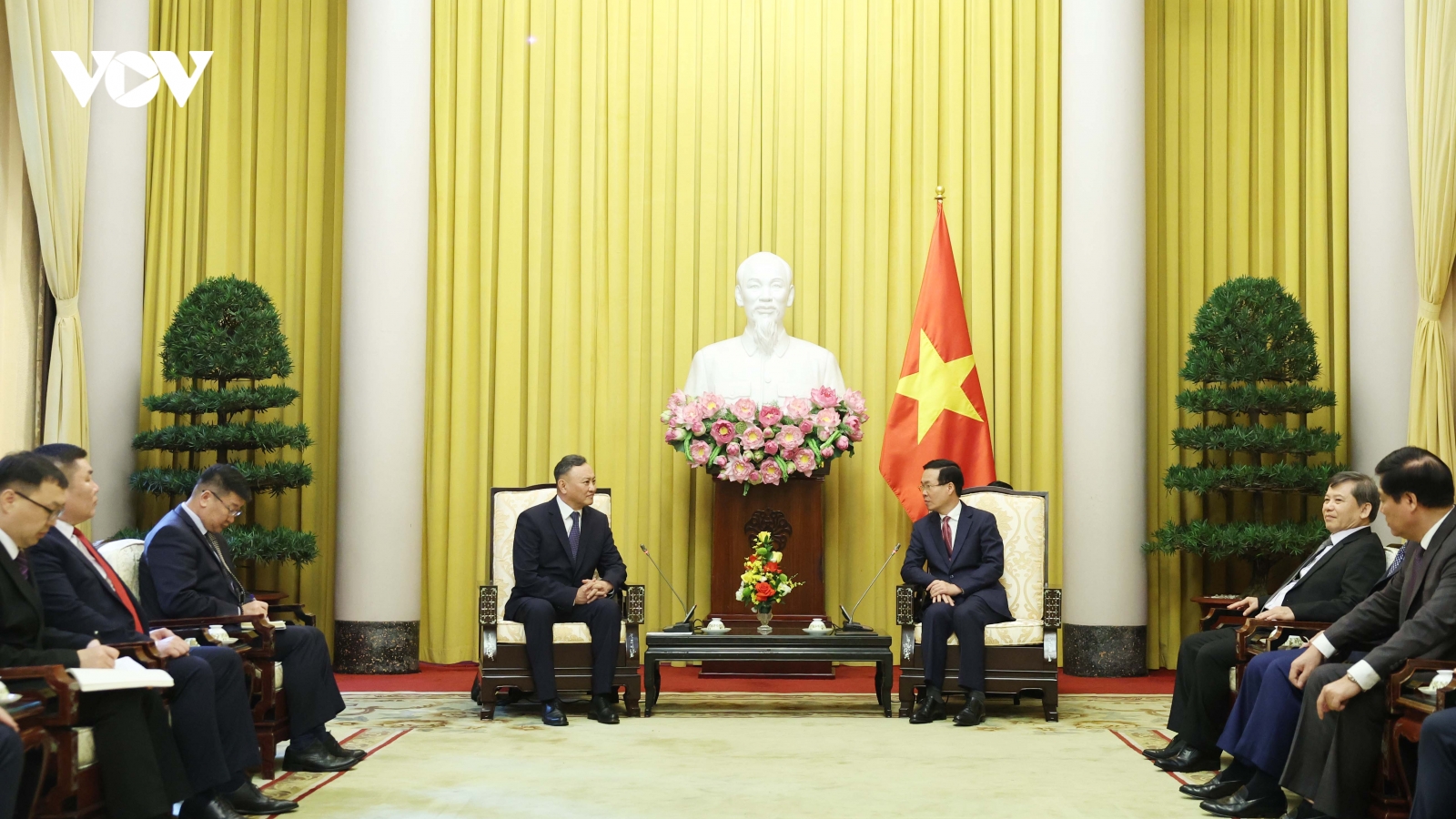 Chủ tịch nước Võ Văn Thưởng tiếp Viện trưởng Viện Kiểm sát Mông Cổ