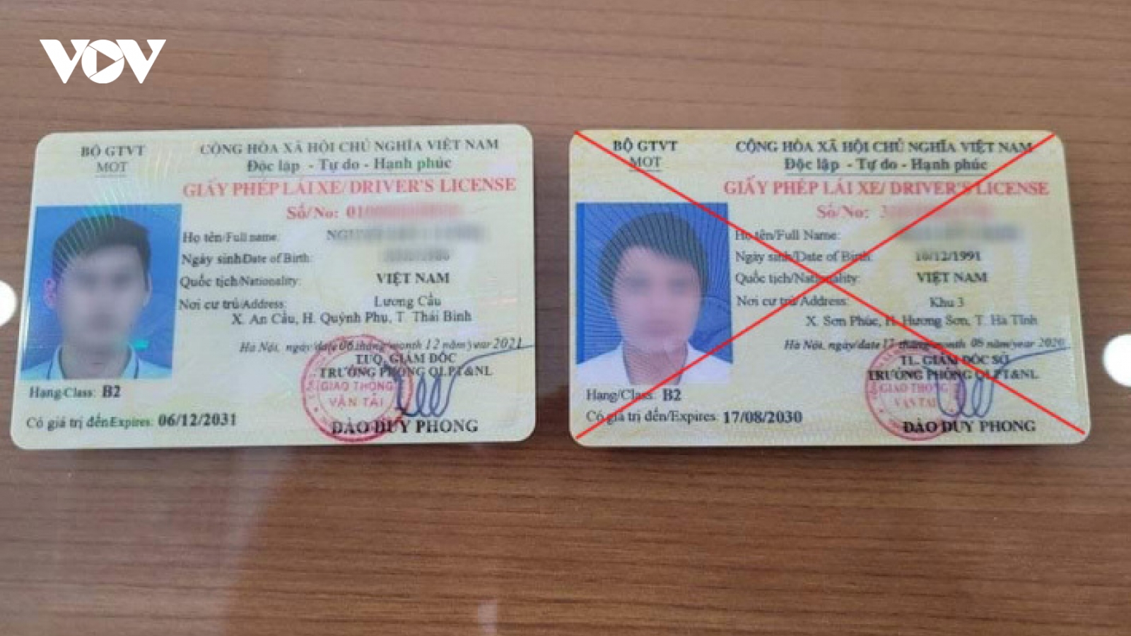 Hành vi sử dụng bằng lái xe giả bị phạt như thế nào?